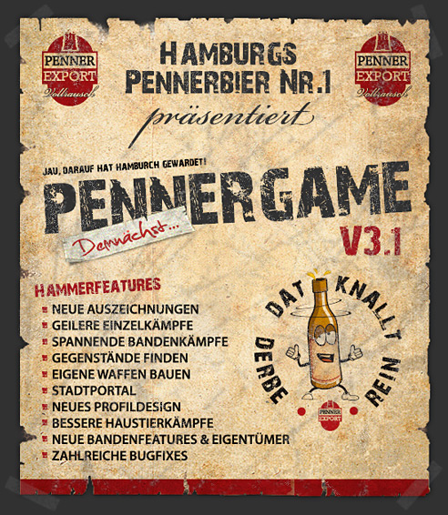 Pennergame v3.1 - Demnächst!